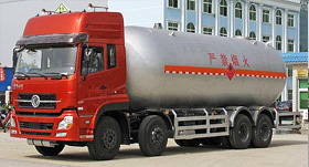 东风天龙前四后八液化气体运输车